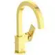 IS-Waschischarmatur-Extra-Ausld-190mm-h-Auslauf-m-Ablgarn-Brushed-Gold-BD504A2 gallery number 2